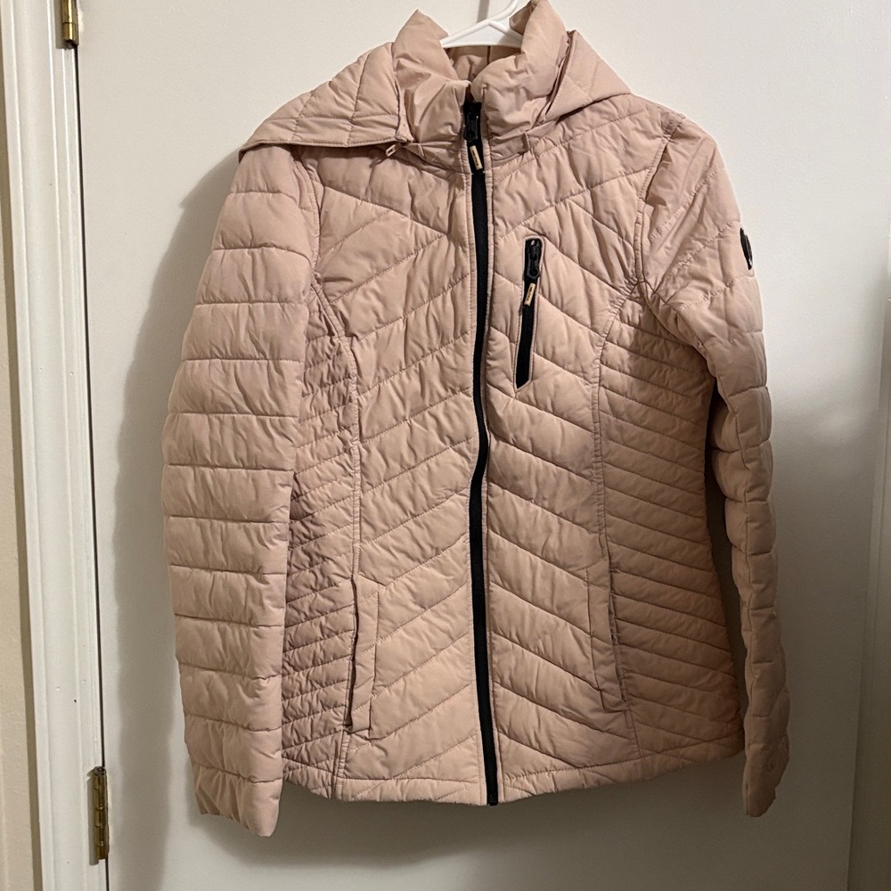 Nautica Women's Quilted Puffer Jacket - Light Pink